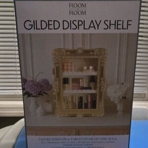 Room to Room Elegant Gold Display Shelf